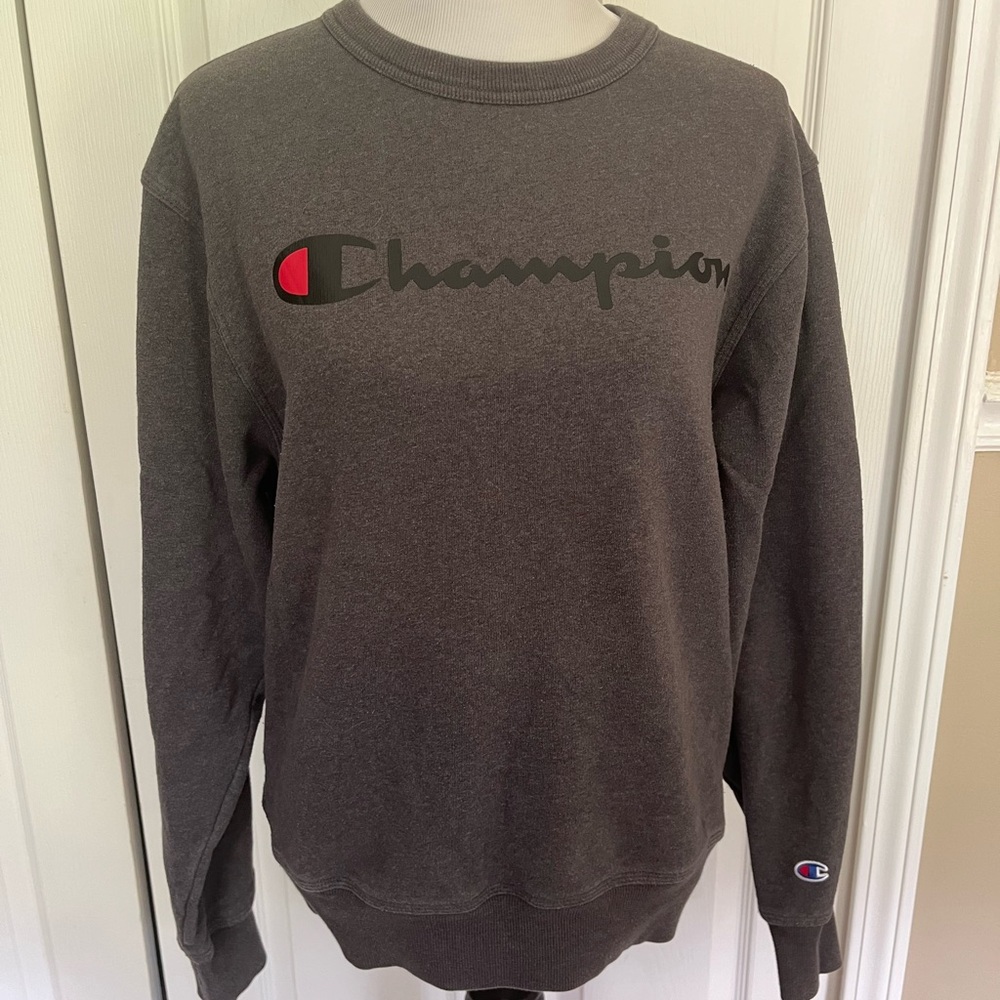 grey champion sweater shirt